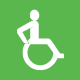Accessible to  people in wheelchairs and with difficulty walking